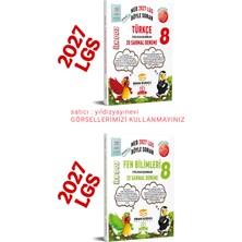 2027 8.sınıf Lgs Türkçe Ilk Doz Deneme ve Fen Bilimleri Ilk Doz Deneme 2'li Seti