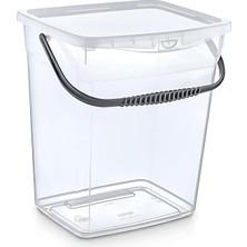 Hobby Life Q-Box 6 Litre Çok Amaçlı Şeffaf Saklama Kutusu – Kilitli Kapaklı, Saplı Deterjan