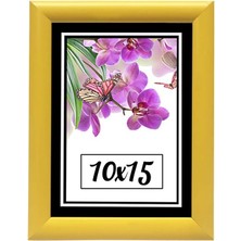 Hediyelik Çerçeve Dekorasyon Kişiye Özel Ev Home Ofis Resim Çerçevesi 10X15 Sarı 10X15-LAM22-