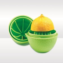 MidasTech  Hazneli Kapaklı Hijyenik Pratik Kolay Limon Sıkacağı Aparatı