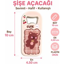 LUXMON Cute Bear Buzdolabı Magnetli Şişe Kapak Açacağı