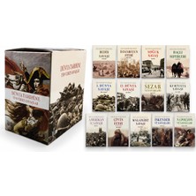 Dünya Tarihine Yön Veren Savaşlar 12 Kitaplık Kutulu Set | Bedir, Istanbul'un Fethi, Haçlı Seferleri, I. ve Iı. Dünya Savaşı | Tarih Kitap Seti