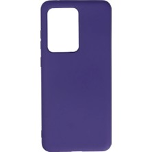 Renas Store Samsung Galaxy S20 Ultra Kılıf Nano Içi Kadife Silikon - Mor