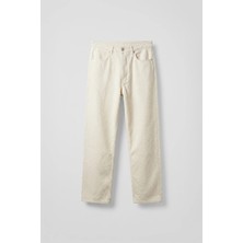 Abluka Online Erkek Dokulu Baggy Jean Pantolon Bej