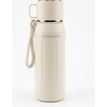 U.S. Polo Assn. Paslanmaz Çelik Termos Matara Pipetli Bardaklı ve Normal Içme Seçenekli Stainless 750ML