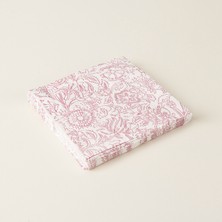 Retro Time Flower 20'li Peçete - Beyaz / Pembe