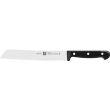 Twin Chef 2 Ekmek Bıçağı, Paslanmaz Çelik, Siyah
