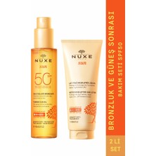 Nuxe Bronzluk ve Güneş Sonrası Bakım Seti SPF50