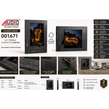 AUDIO Audıo 001671 Bus Konsept Slim 5.6” Renkli Görüntülü Diafon Monitörü | Dokunmatik Tuşlu | Bus Sistem | Sıva Üstü | Orijinal