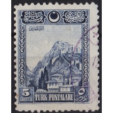 Banknoting Türkiye Cumhuriyeti 1926 Posta Pulu 5 Kuruş. Damgalı.