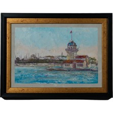 Galeri Atmaca Turkuaz Işıltılarda Kız Kulesi ve Tarihi Yarımada