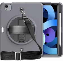 Evimdeyokyok Apple Ipad Pro 11 (2020) Kılıf Strap-C Otterbox Tablet Kapak - Gri