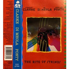 Kadıköy Plak Kulübü Dikkat Kaset !!! Stanley Clarke & Al Di Meola & Jean-Luc Ponty – The Rite Of Strings Kaset