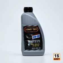 Powerten 5W30 Motor Yağı 900 ml 15 Adet 1 Koli