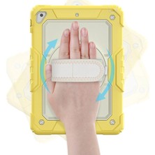 Evimdeyokyok Apple Ipad 5 Air 9.7 Kılıf Strap New Tablet Kapak - Sarı
