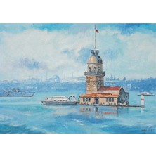 Galeri Atmaca Kız Kulesi'nin Mavi Huzuru