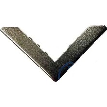 Evimdeyokyok Kitap, Kapak, Menü, Albüm Köşesi, Büyük - 23X40MM, Nikel, 10 Adet