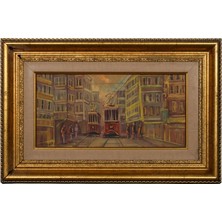 Galeri Atmaca Istiklal'in Kırmızı Tramvayları ve Beyoğlu Dokusu