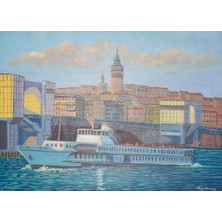Galeri Atmaca Galata'nın Gölgesinde Boğaz Vapuru