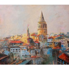 Galeri Atmaca Galata'nın Altın Işığı: Şehrin Nostaljik Silüeti