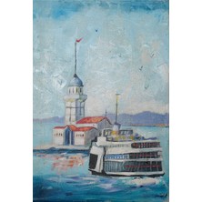 Galeri Atmaca Mavi Düşler: Kız Kulesi ve Vapurun Buluşması