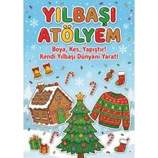 M&H Coloring Yılbaşı Atölyem - 21 x 29.7 cm Boyama Kitabı, Çocuk ve Yetişkinler Için