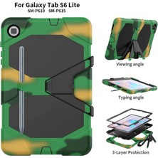 Evimdeyokyok Samsung Galaxy T500 Tab A7 10.4 Kılıf Griffin Tablet Kapak - Kamuflaj