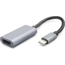 Evimdeyokyok HDX7862 Type-C To HDMI Dişi Görüntü Dönüştürücü 4K 60 Hz - Siyah