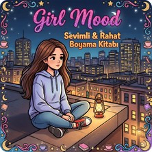 M&H Coloring Girl Mood - 21X21 cm Boyama Kitabı, Çocuk ve Yetişkinler Için