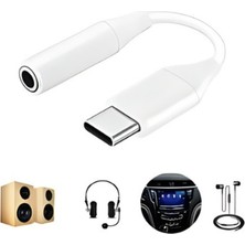 Evimdeyokyok ZR862 Beyaz Type-C Kulaklık Çevirici