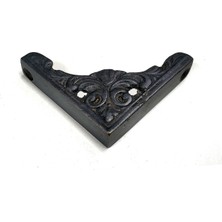 Evimdeyokyok Antika Tarz Dekoratif Pirinç Köşe Süsü - 58X58 Mm, Oksit