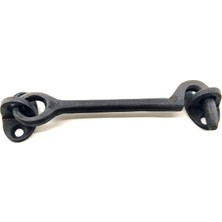 Evimdeyokyok Antika Tarz Dekoratif Pirinç Çengeli - 13CM, Oksit