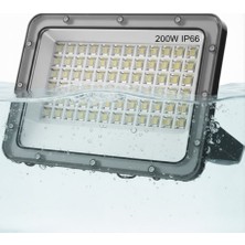 200W IP66 Korumalı Beyaz 6500K LED Projektör