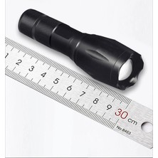 Evimdeyokyok Gold Orion KM-108 T6 LED Şarjlı El Feneri 5 Modlu 200 Metre Işık Mesafesi