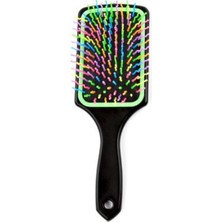 Pratik Renkli Uçlu Plastik Saç Fırçası Tarağı Ergonomik Tarak (4887) Midastech