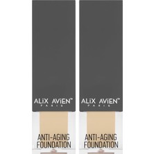 Karşıtı Vitamin Içeren Nemlendirici SPF15 Fondöten - Anti Aging Foundation 505 Warm Peach 2 Pak