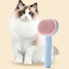 Kedi Fırçası ve Tarağı - Mavi