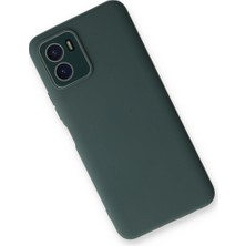 Evimdeyokyok Vivo Y15S Kılıf Lansman Glass Kapak - Koyu Yeşil