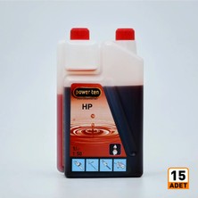 Powerten 2t 2 Zamanlı Ağaç Kesme Tırpan Yağı 1 Litre 15 Adet