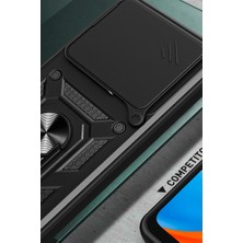 Evimdeyokyok Xiaomi Mi 14T Pro Kılıf Pars Lens Yüzüklü Silikon - Siyah