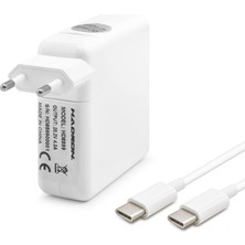 Evimdeyokyok 20.2V 4.3A 87W Laptop Adaptörü - Type-C - Asus Dell Uyumlu - Beyaz HD8899