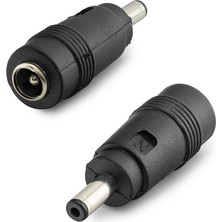 Evimdeyokyok Dc Jack Dönüştürücü 5.5x2.5 mm Soket 4.0x1.35 mm Fiş 10 Adetli Paket Siyah HDX1315