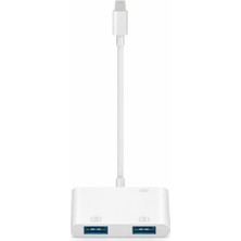Evimdeyokyok ZR540 2 USB 1 Lightning Camera Adapter