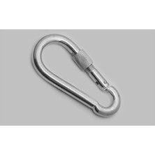 Evimdeyokyok Vidalı Karabina, Kanca, Çengel 6mm - 50 Adet