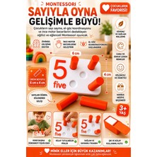 Ertu Neşeli Sayılar / Montessori Eğitici Oyuncak / Aktivite Seti