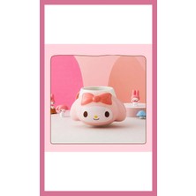 Toyfest Kawaii Sanrio My Melody Figürlü 3 Boyutlu Porselen Kupa Mug Bardak Kahve Fincanı