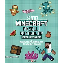 Toyfest %100 Minecraft Pikselli Boyamalar Özel Biyomlar