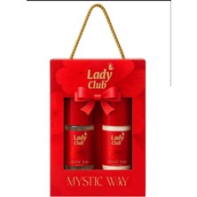 Lady Club Mystic Way Kadın Vücut Spreyi ve Vücut Losyonu Set Özel Kutulu