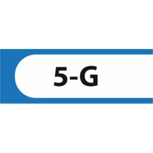 HiperAD Reklam 5-G Yazılı Okul Kapı Isimliği 25 × 9 cm Dekota |sınıf Kapı Yazısı 3mm Dekota Ortaokul