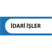 HiperAD Reklam Idari Işler Yazılı Okul Kapı Isimliği 25 × 9 cm Dekota |sınıf Kapı Yazısı 3mm Dekota Ortaokul